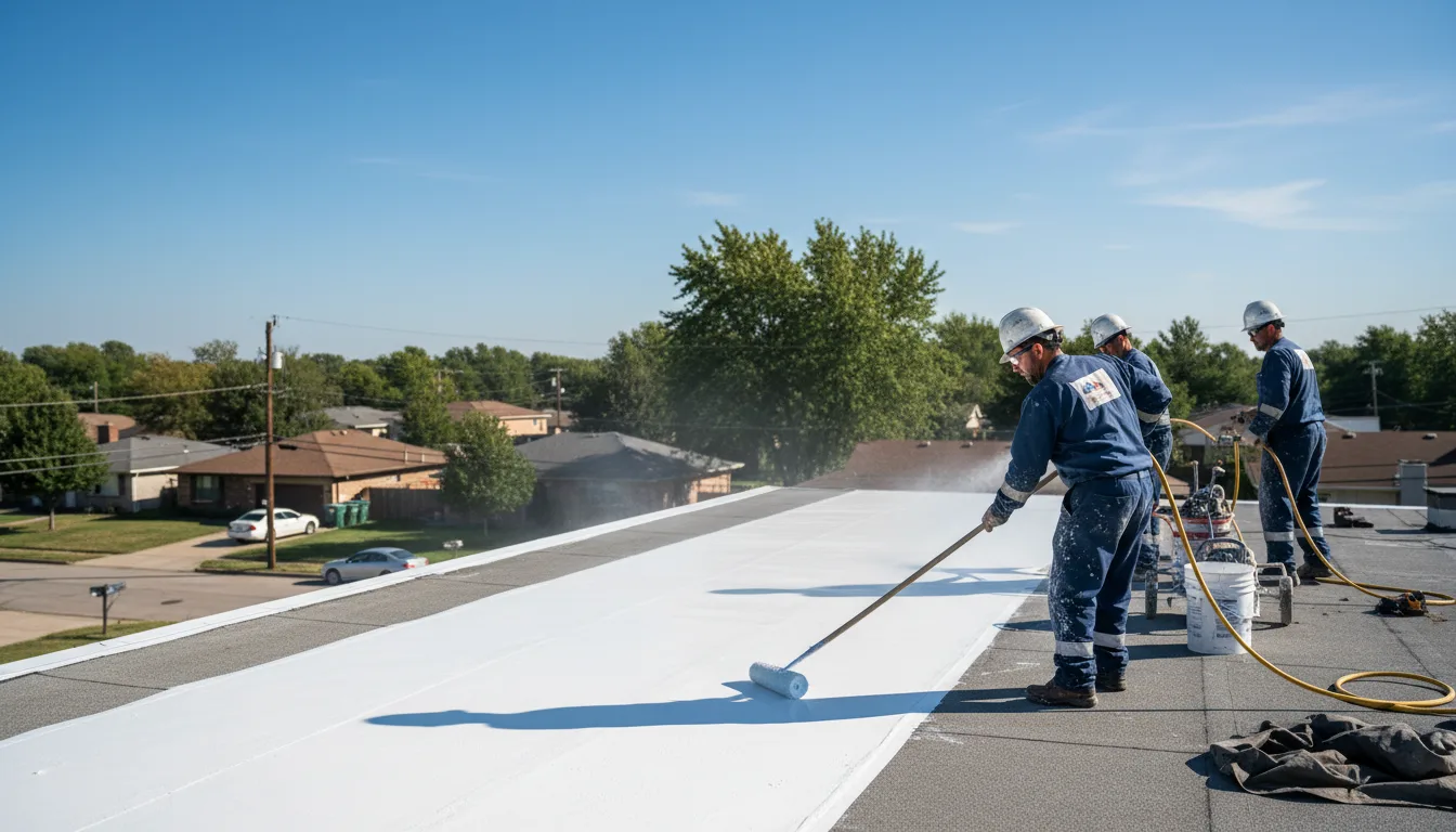 Commercial roof coating in Stronghurst, IL near me